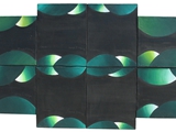 Wariacje IV, 8 obrazów, 21x26 cm każdy tj. 52x94 cm, 1984 r.